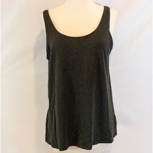Eileen Fisher Dark Green Knit Tank